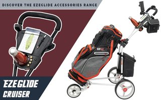 Ezeglide Cruiser manual trolley, white