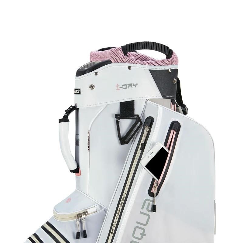 Big Max AQUA Style 4 cart bag, white/pink