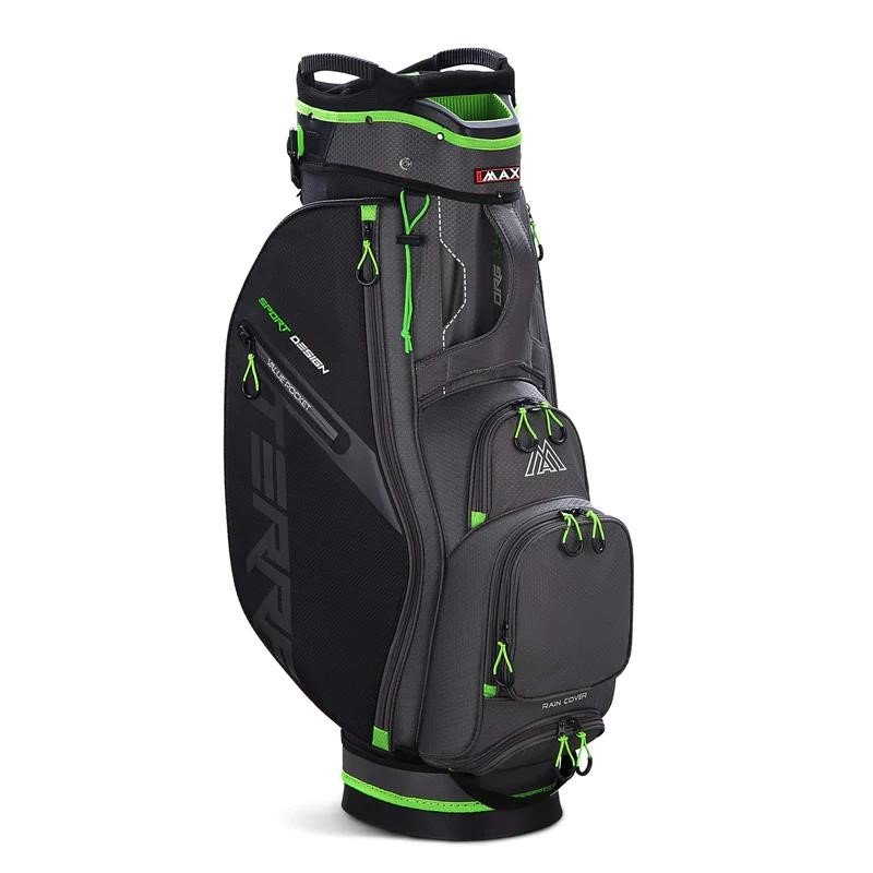 Big Max Terra Sport cart bag, charcoal/black/lime