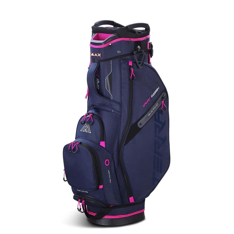 Big Max Terra Sport cart bag, steel blue/fuchsia