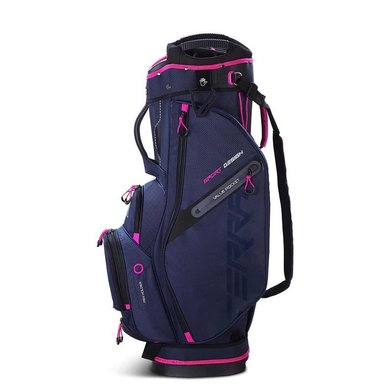 Big Max Terra Sport cart bag, steel blue/fuchsia
