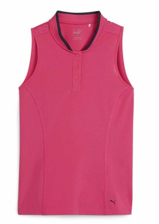 Puma Range Pique Sleeveless women's polo, pink