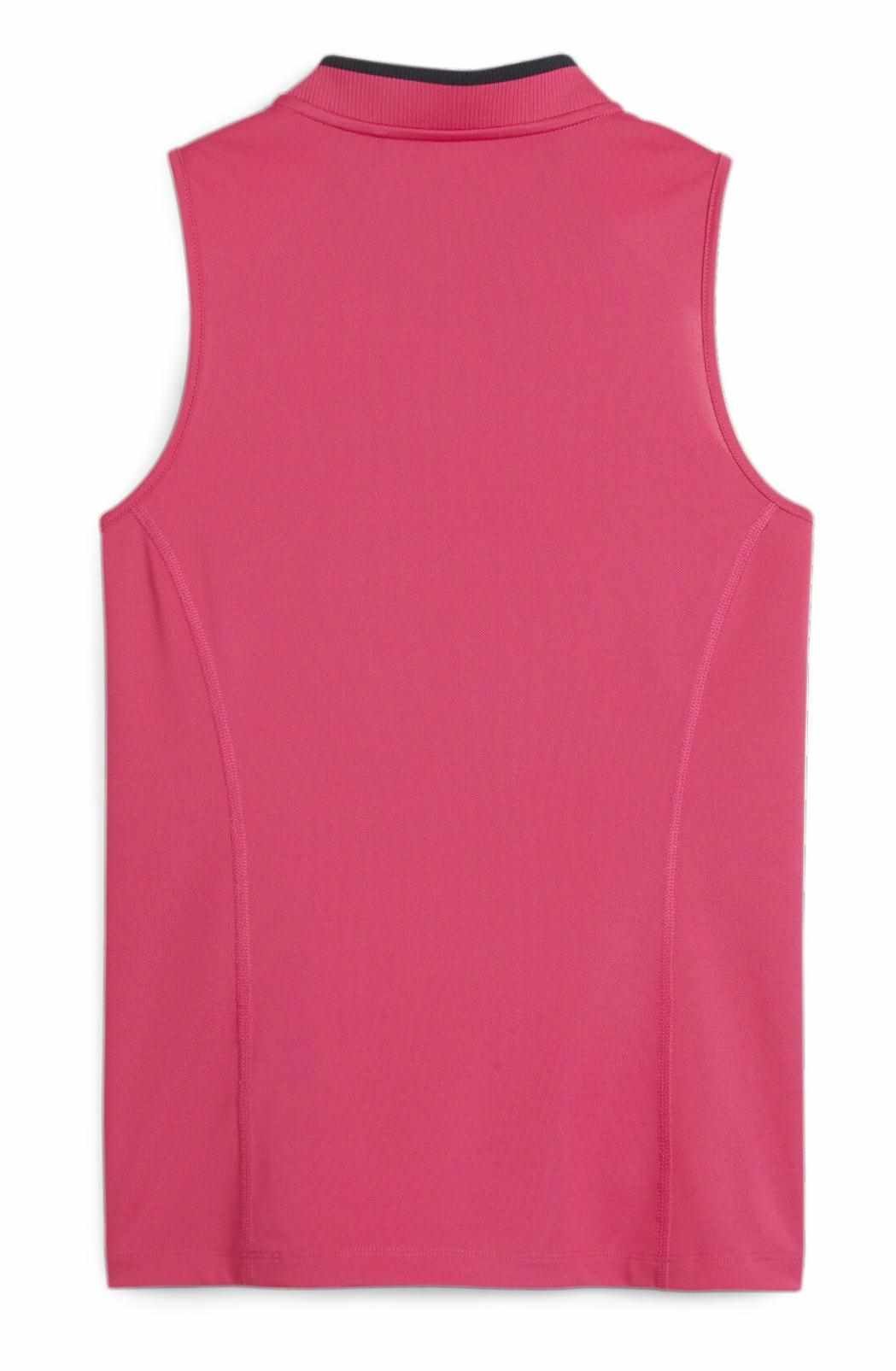 Puma Range Pique Sleeveless women's polo, pink
