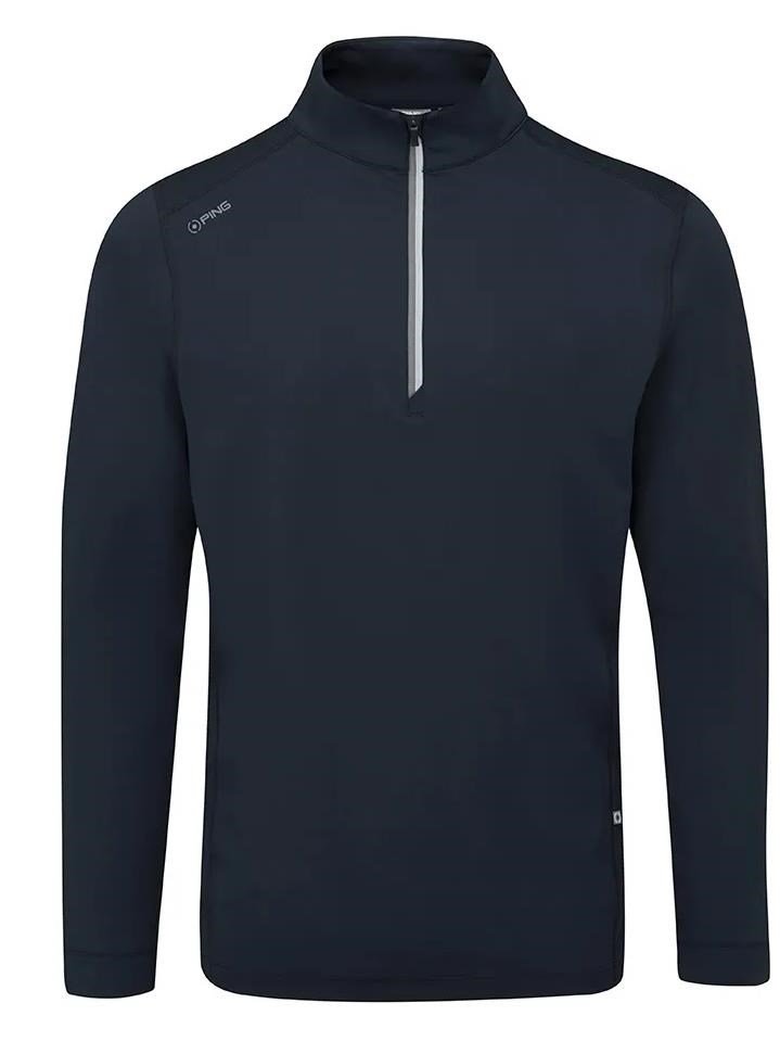 PING Latham Half Zip men's midlayer, navy