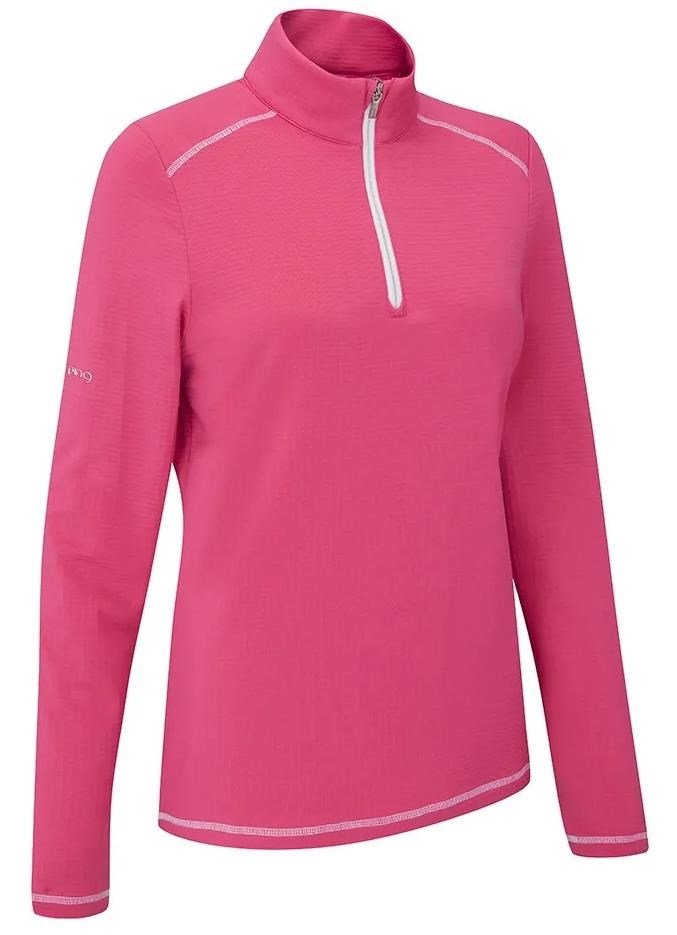 PING Sonya Fleece women's sweatshirt, pink blossom
