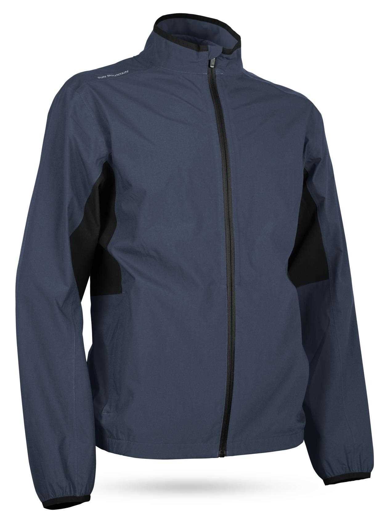 Sun Mountain Monsoon waterproof men's jacket, navy/black