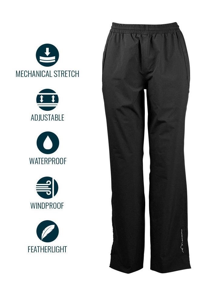 Sun Mountain Monsoon waterproof men's pants, black