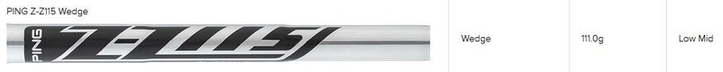 PING s159 Midnight wedge, steel
