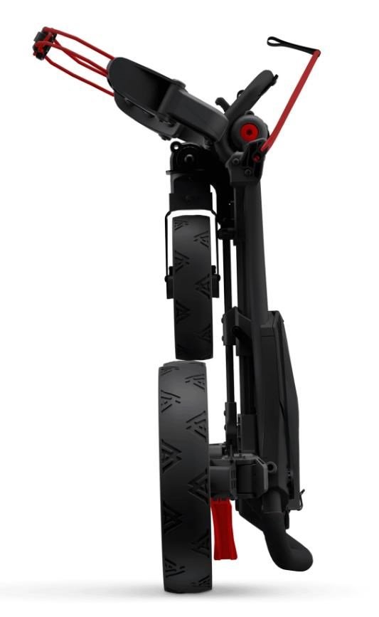 Big Max Blade Trio manual trolley, phantom black/red