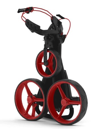 Big Max Blade Trio manual trolley, phantom black/red