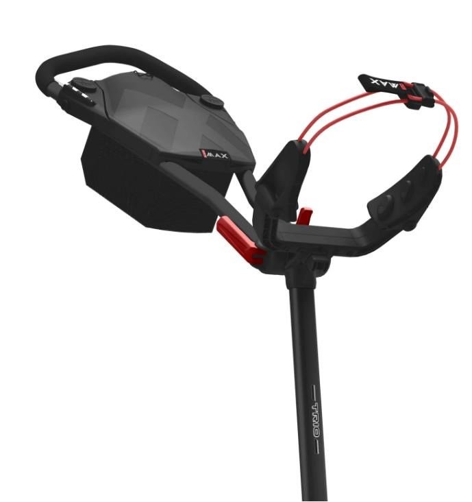 Big Max Blade Trio manual trolley, phantom black/red