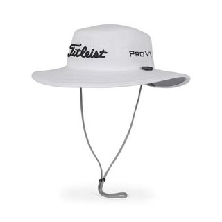 Titleist Tour Aussie men's bucket hat, white/black