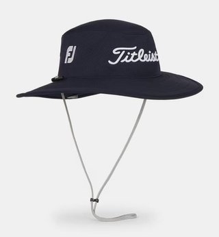 Titleist Tour Aussie men's bucket hat, navy/white