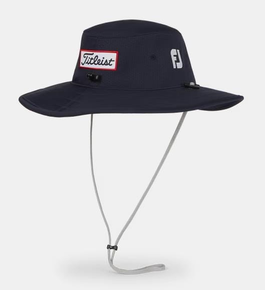 Titleist Tour Aussie men's bucket hat, navy/white