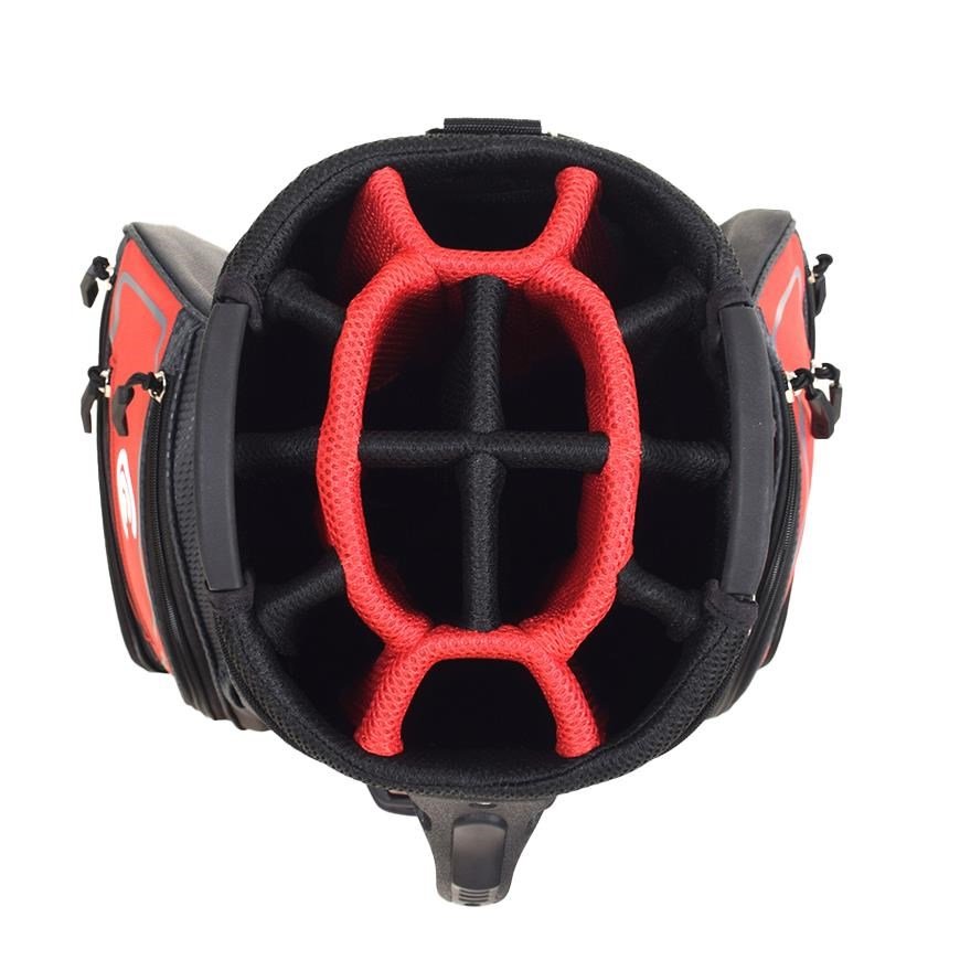 Cleveland Friday 3 cart bag, red/charcoal