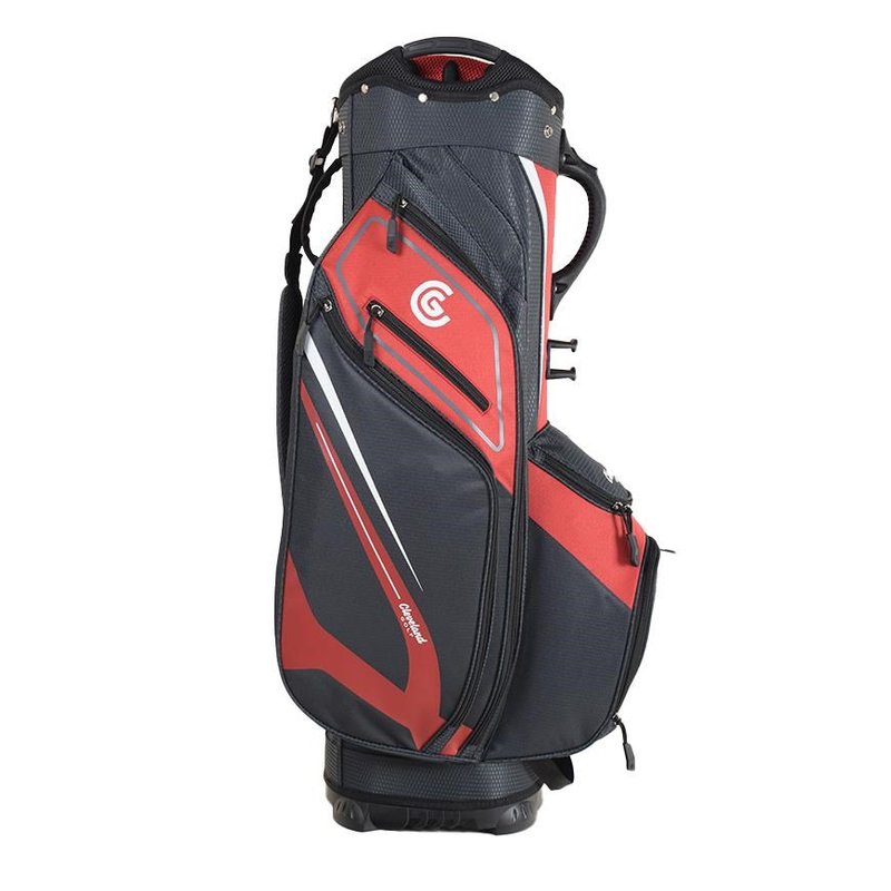 Cleveland Friday 3 cart bag, red/charcoal