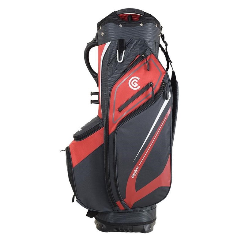 Cleveland Friday 3 cart bag, red/charcoal