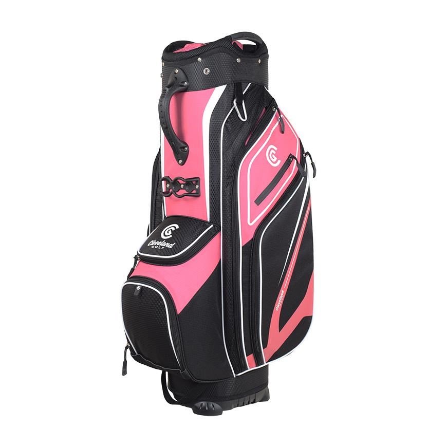 Cleveland Friday 3 cart bag, pink/black