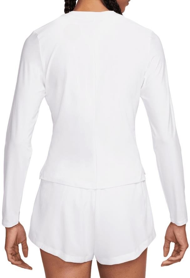 Nike Court Advantage women's sweatshirt, white/black
