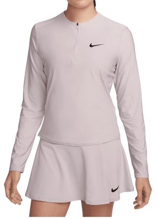 Nike Court Advantage women's sweatshirt, platinum violet