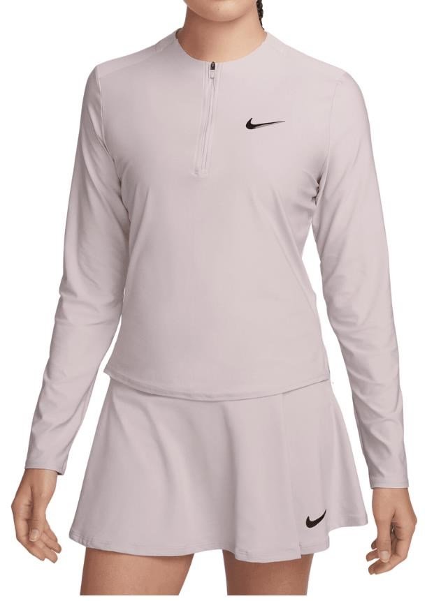 Nike Court Advantage women's sweatshirt, platinum violet
