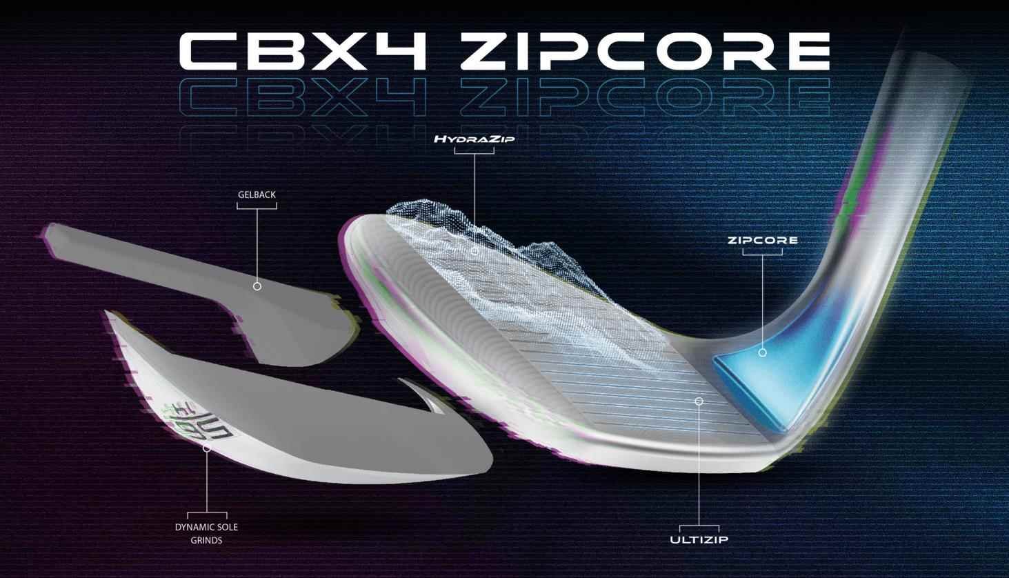 Cleveland CBX 4 Zipcore wedge, steel