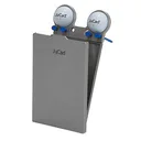 JuCad full metal scorecard holder, titan/titan cover