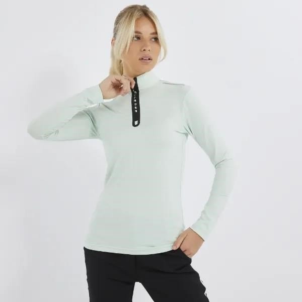 Ellesse Juliano 1/2 Zip women's sweatshirt, light green