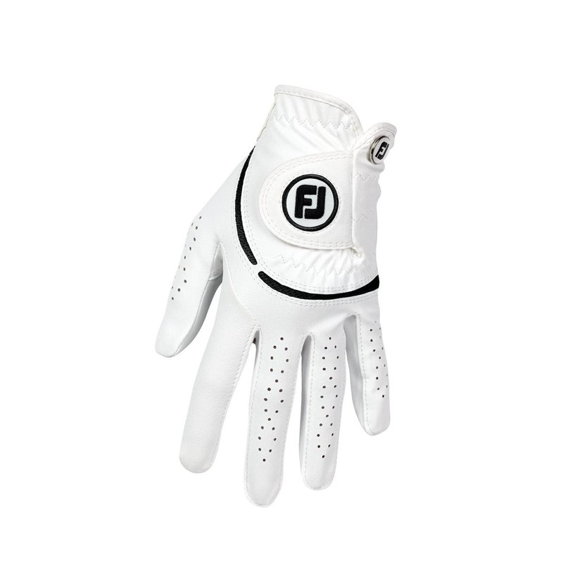 FootJoy WeatherSof ladies golf glove, white/black