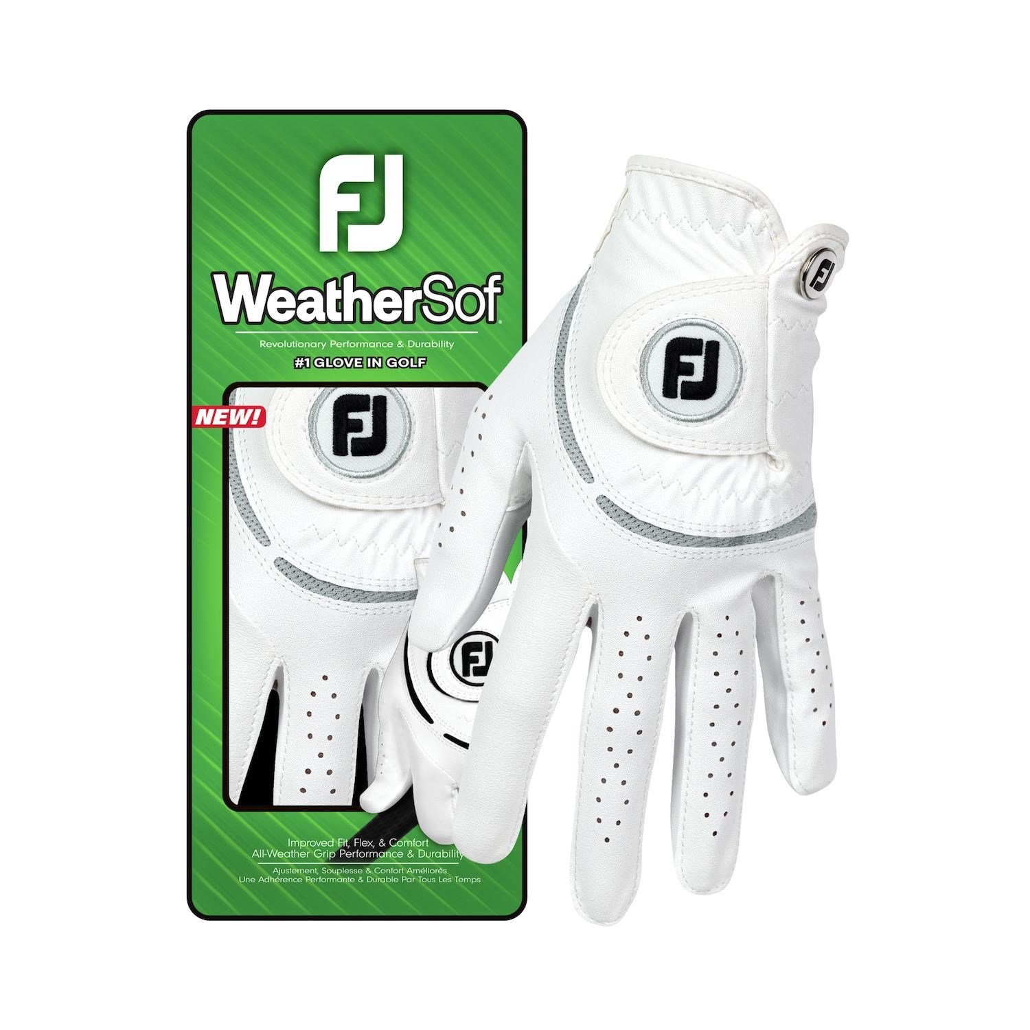 FootJoy WeatherSof ladies golf glove, white