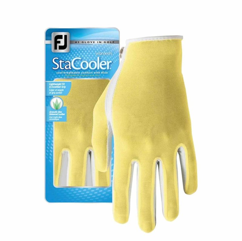 Footjoy FootJoy StaCooler Assorted ladies golf glove, yellow