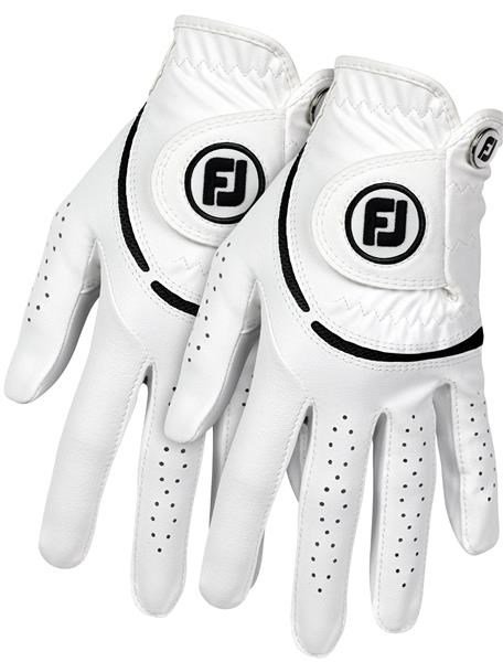 FootJoy WeatherSof Ladies Golf Glove (2 Pack), white/black