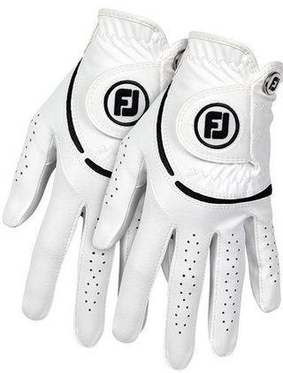 FootJoy WeatherSof Ladies Golf Glove (2 Pack), white/black