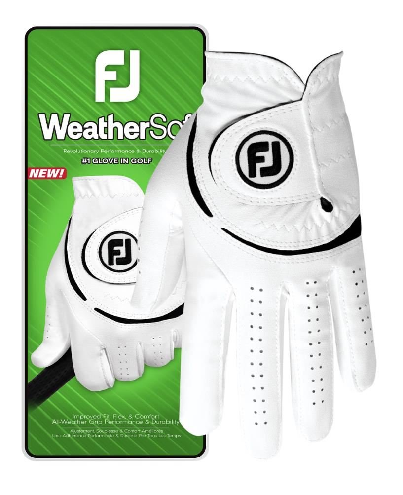 Footjoy FootJoy WeatherSof 24 mens glove, white/black
