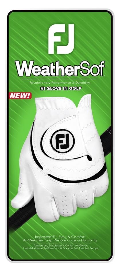 Footjoy FootJoy WeatherSof 24 mens glove, white/black