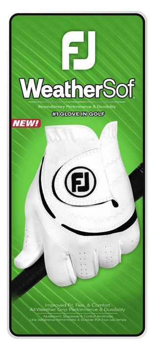 Footjoy FootJoy WeatherSof 24 mens glove, white/black