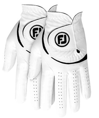Footjoy FootJoy WeatherSof mens glove (2 PACK), white/black