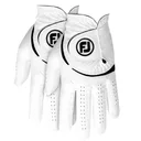 FootJoy WeatherSof mens glove (2 PACK), white/black
