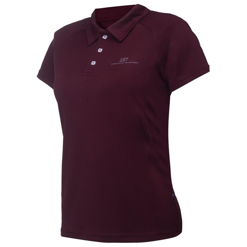 2117 of Sweden Fröseke women's polo, dark plum