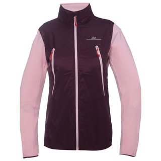 2117 of Sweden Klinta women's hybrid jacket, dark plum