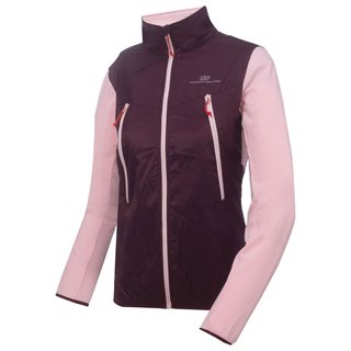 2117 of Sweden Klinta women's hybrid jacket, dark plum