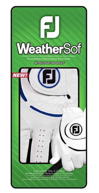 Footjoy FootJoy WeatherSof 24 mens glove, white/blue