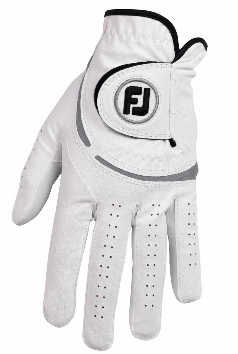 Footjoy FootJoy WeatherSof 24 mens golf glove, white/grey