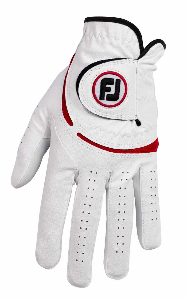 FootJoy WeatherSof 24 mens golf glove, white