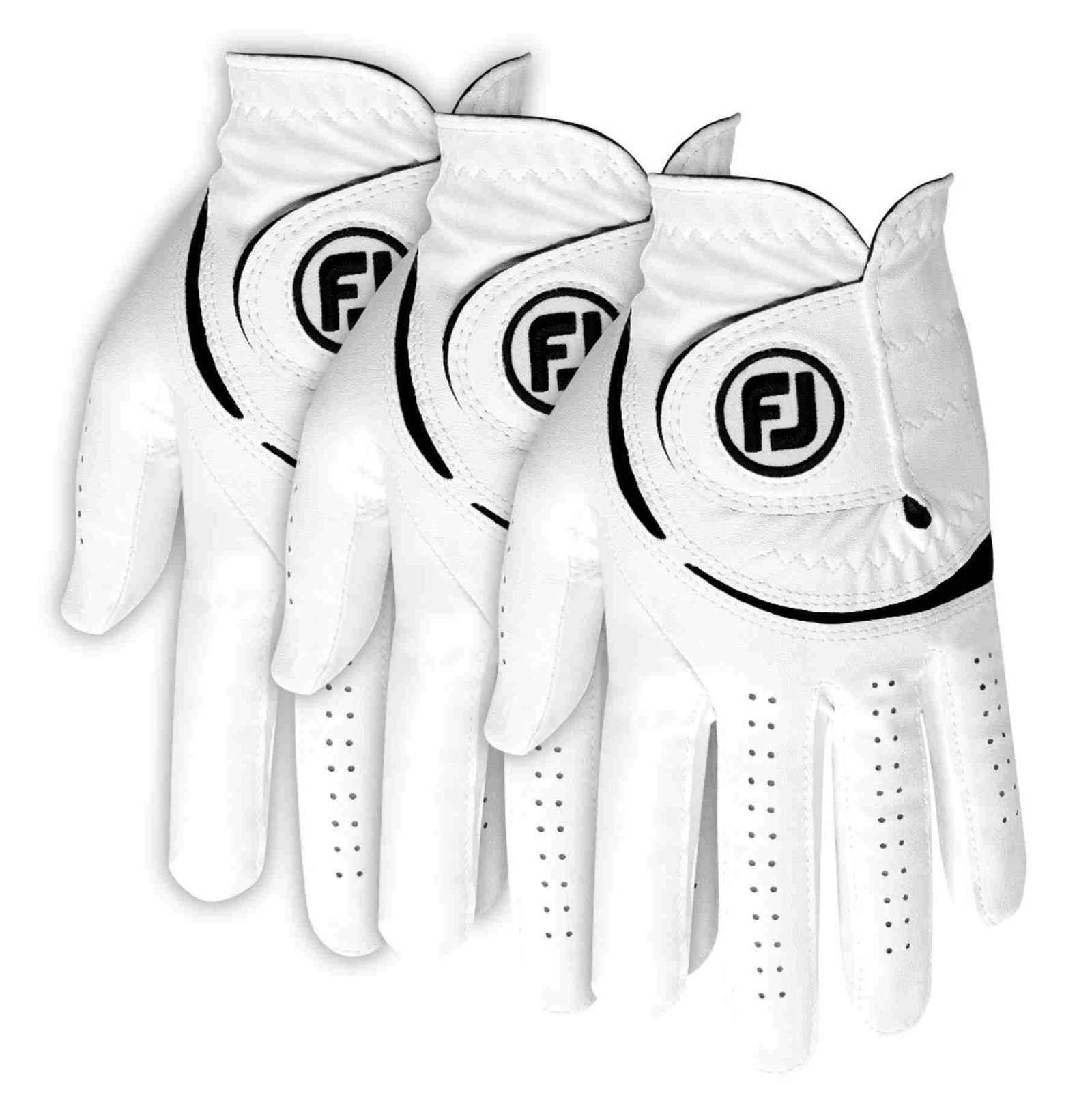 Footjoy FootJoy WeatherSof 24 mens glove (3 PACK), white