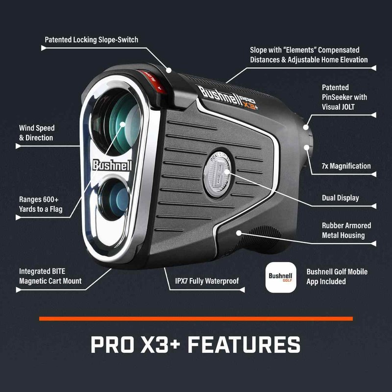 Bushnell PROX3+ Link Golf Rangefinder