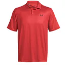 Under Armour Performance 3.0 Printed men's polo, red solstice/castlerock