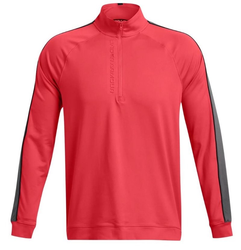Under Armour Storm Midlayer 1/2 Zip men's sweatshirt, red slstice/castelrock