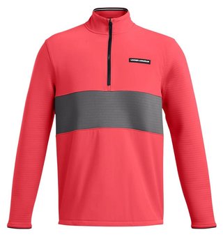 Under Armour Storm Daytona HZ men's sweatshirt, red solstice/castelrock