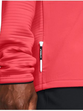 Under Armour Storm Daytona HZ men's sweatshirt, red solstice/castelrock